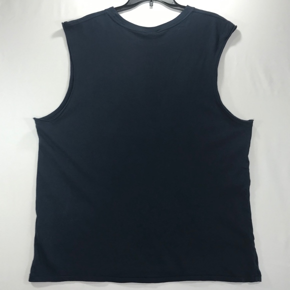 Men's Tank Top Mickey Mouse 28 Navy Blue Crewneck - Picture 4 of 8